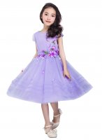 Emondora Flower Girl Lace Dress Princess Formal Birthday Party Dresses