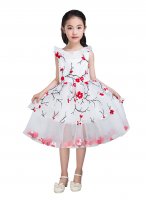 Emondora Little Big Girls' short Dress Flowers Girl Brithday Party Dress